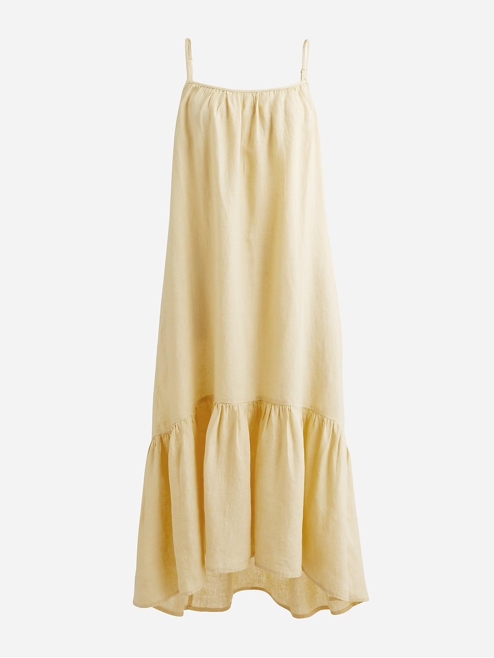 J.Crew Scoopback Linen Dress